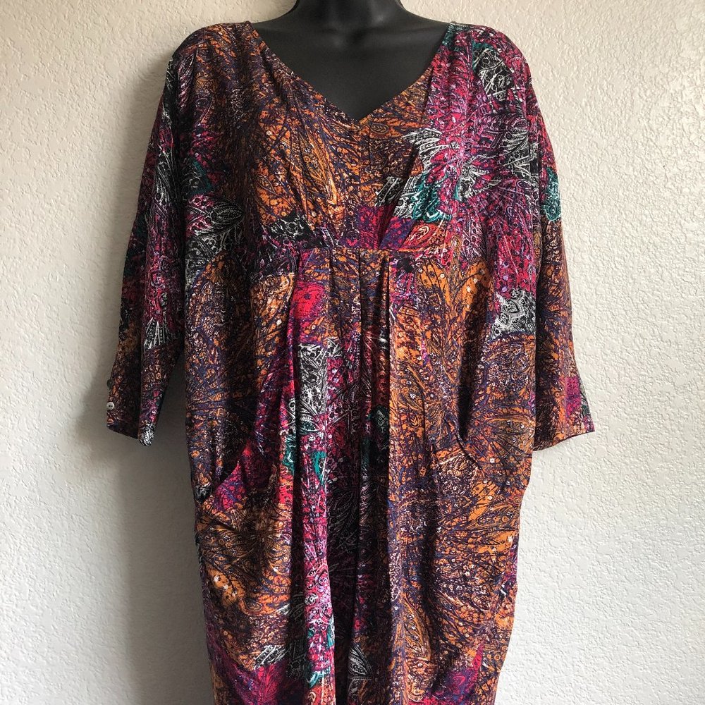 Anthropologie Printed Dress. size Medium